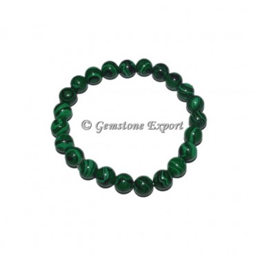 Synthetic Malachite Gemstone Bracelets