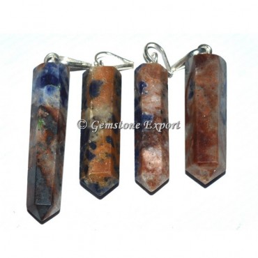 Sodalite Pencil Pendants