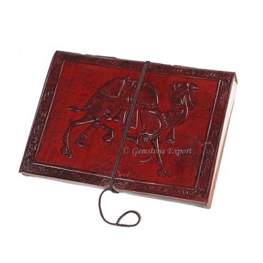 Camel Print Leather Journals