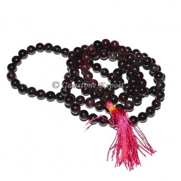Garnet Japa Mala