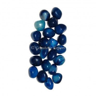 Blue Onyx Tumbled Stones